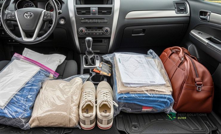 Remove Clutter and Floor Mats
