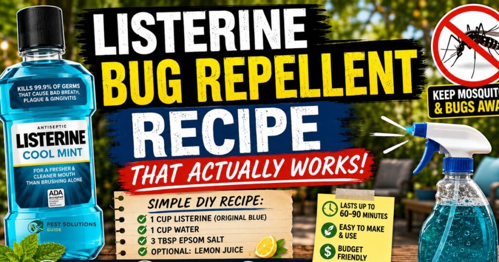 Listerine Bug Repellent Recipe