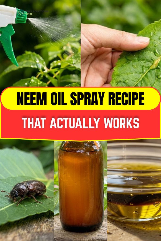Neem Oil Spray Recipe That Actually Works